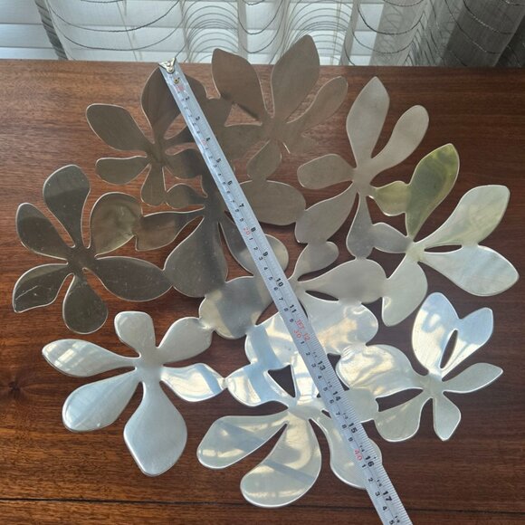 Ikea Stockholm VTG Stainless Steel Cutout Centerpiece Bowl 16.5 - Picture 4 of 7